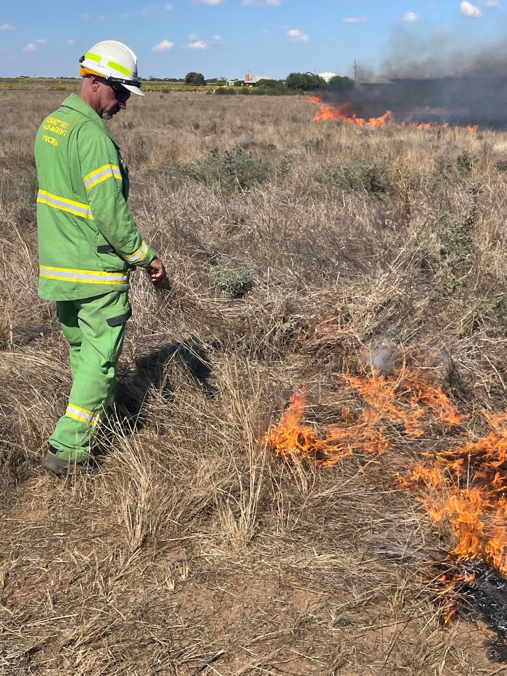 Cultural burn in grasslands